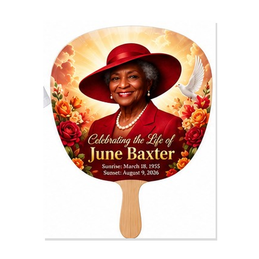 Custom Memorial Fan