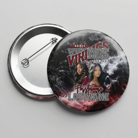 Custom Graduation Button Pin