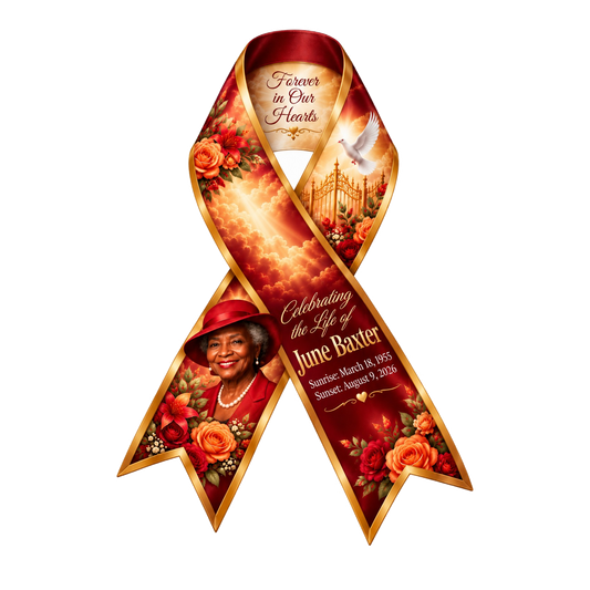 Custom Memorial Ribbon (Must by 10)